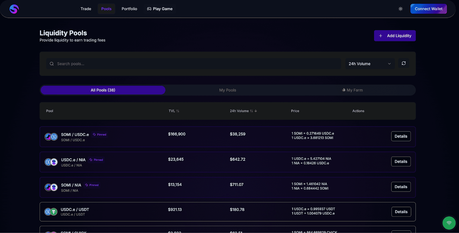 How to Provide Liquidity on Somnia.Exchange